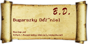 Bugarszky Dániel névjegykártya