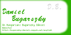 daniel bugarszky business card